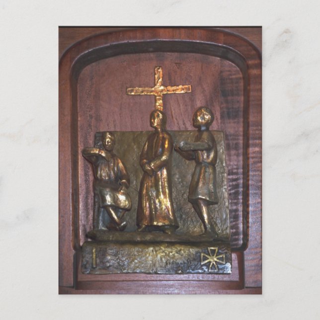 Postal 1.ª Estación de la Cruz (Anverso)