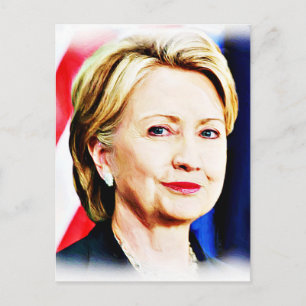 Postal 1.ª Presidenta Hillary Clinton 2016_