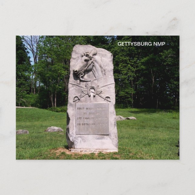 POSTAL 1.ᵉʳ CALVARIO DE MASSACHUSETTS (Anverso)