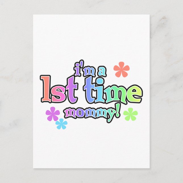 Postal 1.ᵉʳ Camisetas y obsequios mami-arcoiris (Anverso)