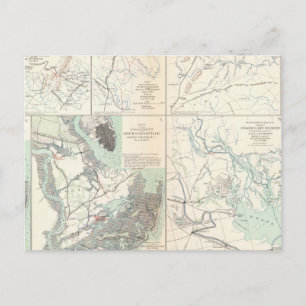 Postal 1.ᵉʳ Ejército del Cuerpo de Virginia Secessionvill
