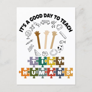 Postal 1/4, es un buen día para enseñar a pequeños humano