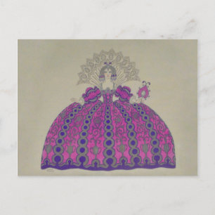 Postal $1.95 Reina Marie Antoinette Vintage Francia