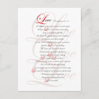 Postal 1 Corintios 13