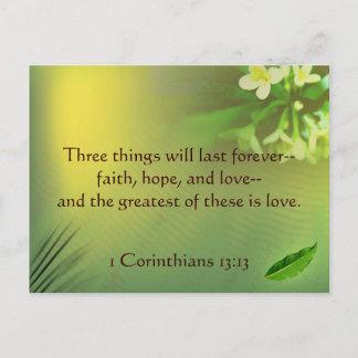 Postal 1 Corintios 13:13