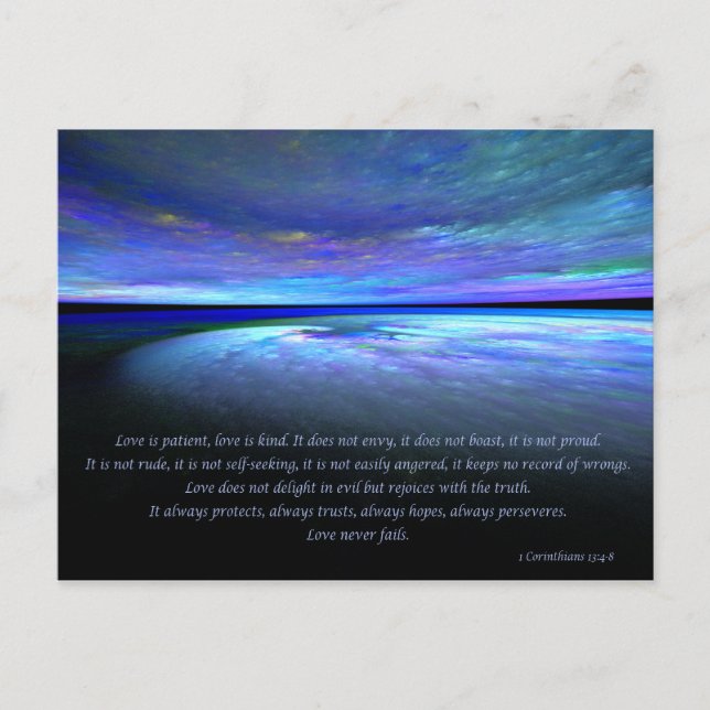 Postal 1 Corintios 4:8 (Anverso)