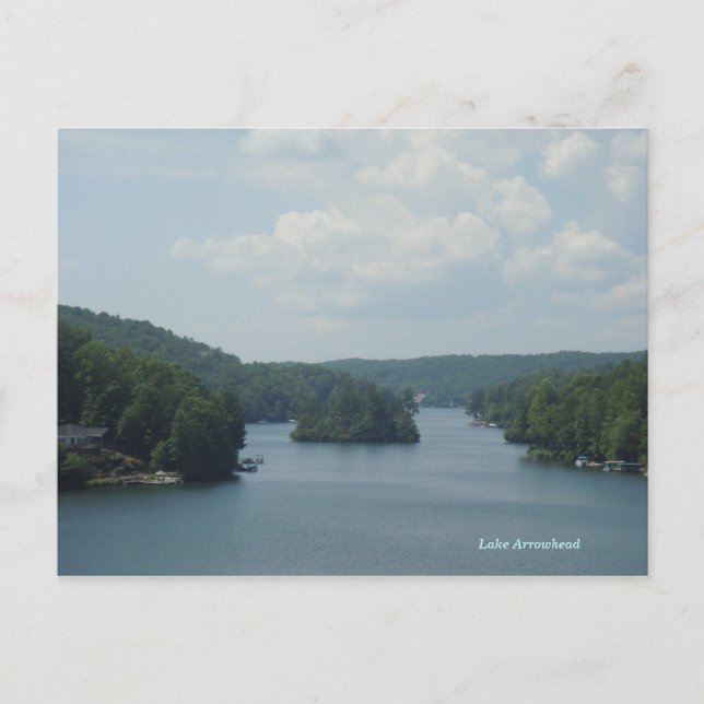 Postal 1 del lago Arrowhead (Anverso)