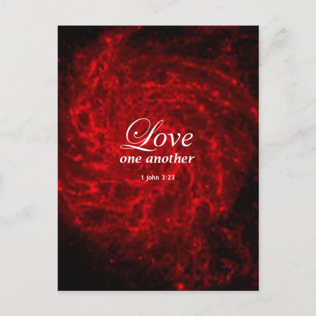 Postal 1 Juan 3:23 (Anverso)