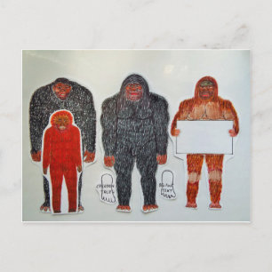 Postal 1 Neandertal y 3 Gran pie, en blanco.JPG