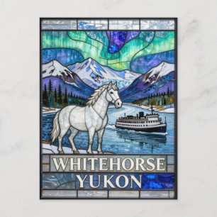 Postal 1. Paisaje septentrional de Whitehorse Yukon ❄️