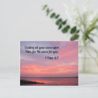 1 Peter 5:7 Dando todas tus preocupaciones sobre É