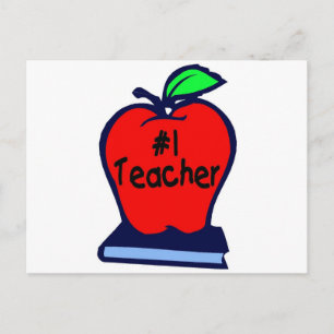 Postal 1 Profesor (Apple/Libros)