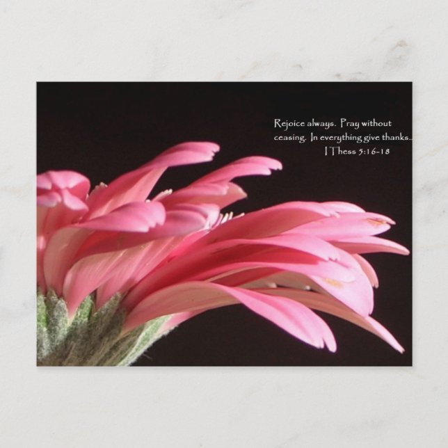 Postal 1 Thess 5:16-18 (Anverso)