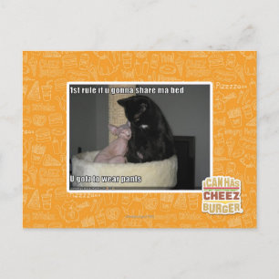 Postal 1ra regla si u que va a compartir a mamáes acuesta