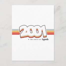 Postal 2001 El nacimiento de leyendas