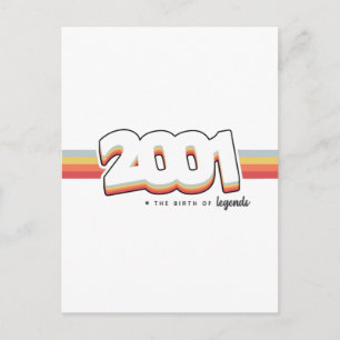 Postal 2001 El nacimiento de leyendas