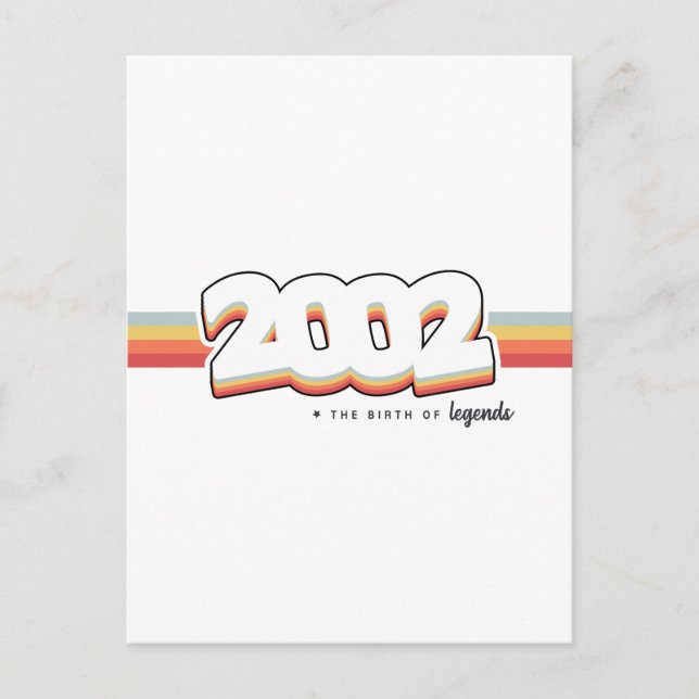 Postal 2002 El nacimiento de las leyendas Postcard