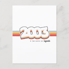 Postal 2003 El nacimiento de leyendas