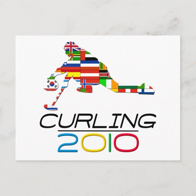 Postal 2010: Curling (Anverso)