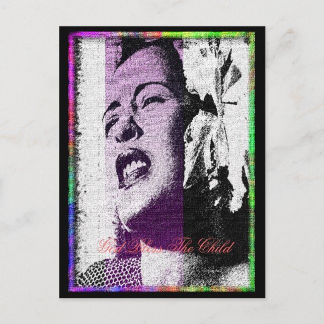 Postal 2014, Dios bendiga al niño (Anverso)