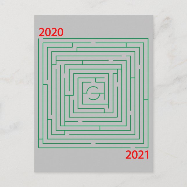 Postal 2020/2021 Maze (Anverso)