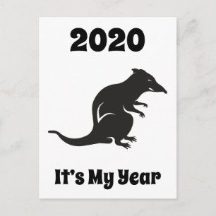 Postal 2020 Mi Año de la Rata