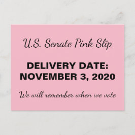 Postal 2020 Senado: Resistencia del GOP Trump en el Senad