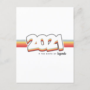 Postal 2021 El nacimiento de leyendas
