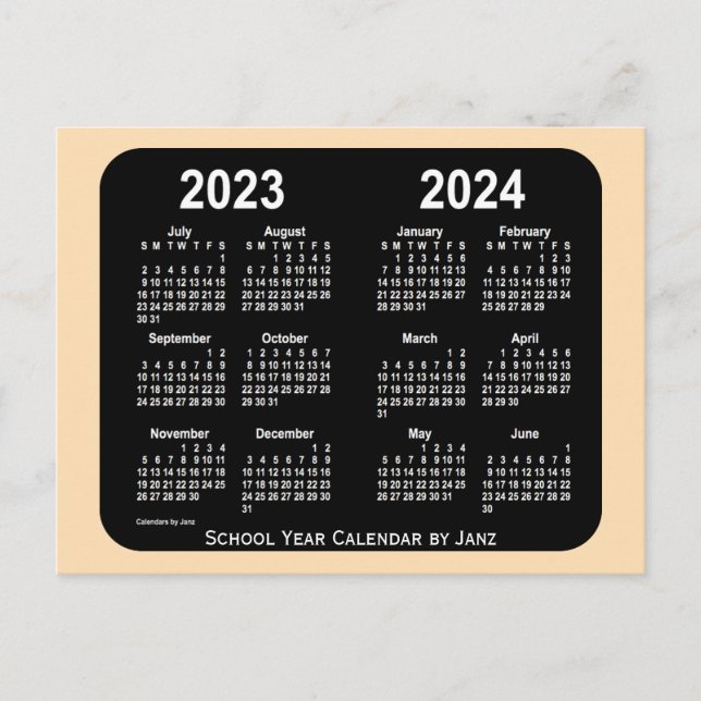 Postal 2023-2024 Calendario de la Mini Escuela de Trigo N (Anverso)