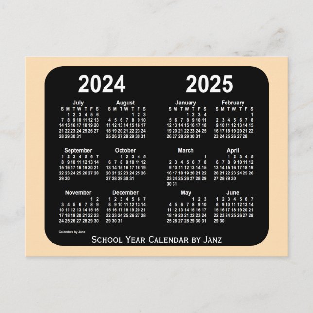 Postal 2024-2025 Calendario de la Mini Escuela de Trigo N (Anverso)