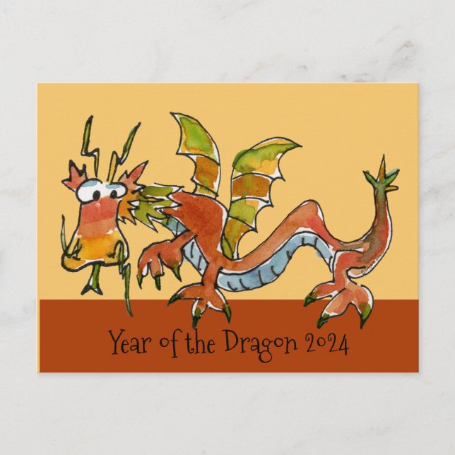 Postal 2024 Año del Dragón (Anverso)