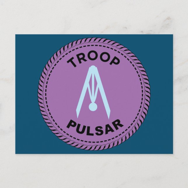 Postal 2024 IGGPPCamp Troop Pride Compass Poscard (Anverso)