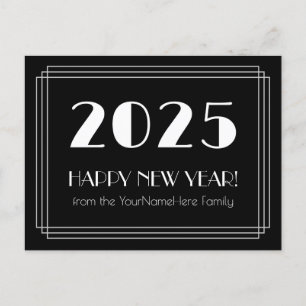 Postal ¡2025 FELIZ AÑO NUEVO! + Nombre personalizado