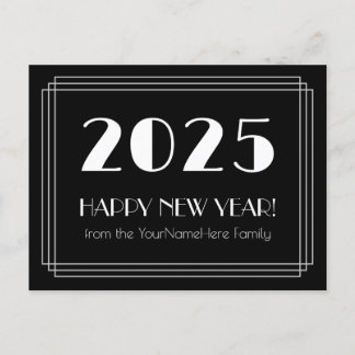 Postal ¡2025 FELIZ AÑO NUEVO! + Nombre personalizado