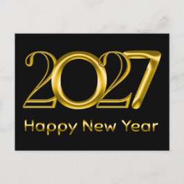 Postal 2027 Feliz Año Nuevo