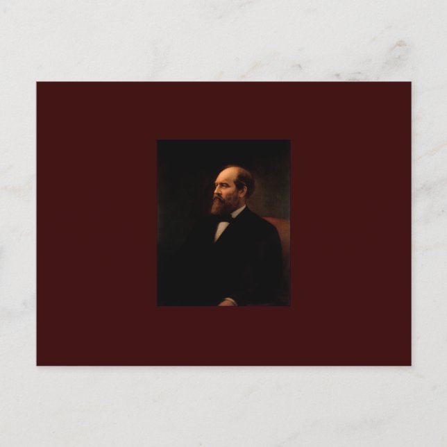 Postal 20 James A. Garfield (Anverso)