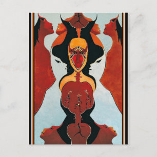 Postal 20 rostros - Baile tribal