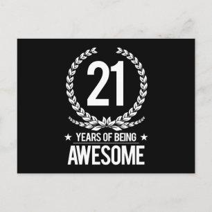 Postal 21 Aniversario (21 Años De Ser Increíble)