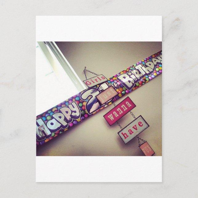 Postal 21 cumpleaños (Anverso)