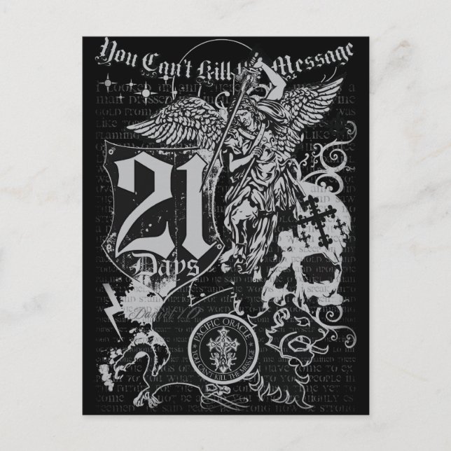 Postal 21 días (Anverso)