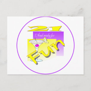 Postal 21 Y Listo Para Diversión