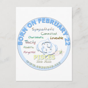Postal 22 de febrero - Pisces