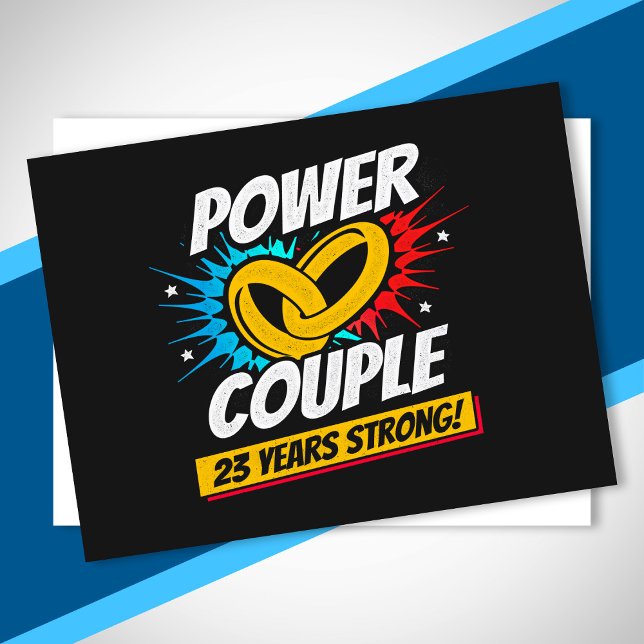 Postal 23º Aniversario Parejas Casadas 23 Años Fuertes (Subido por el creador)