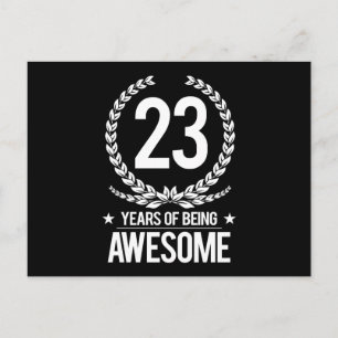 Postal 23 Años (23 Años De Ser Increíble)