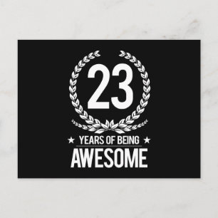 Postal 23 Años (23 Años De Ser Increíble)