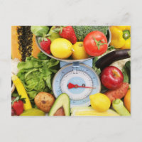 Postal 23 de la fruta y de la comida