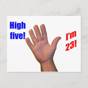 Postal ¡23 High Five!