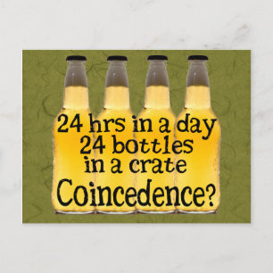 Postal 24 Botellas de cerveza