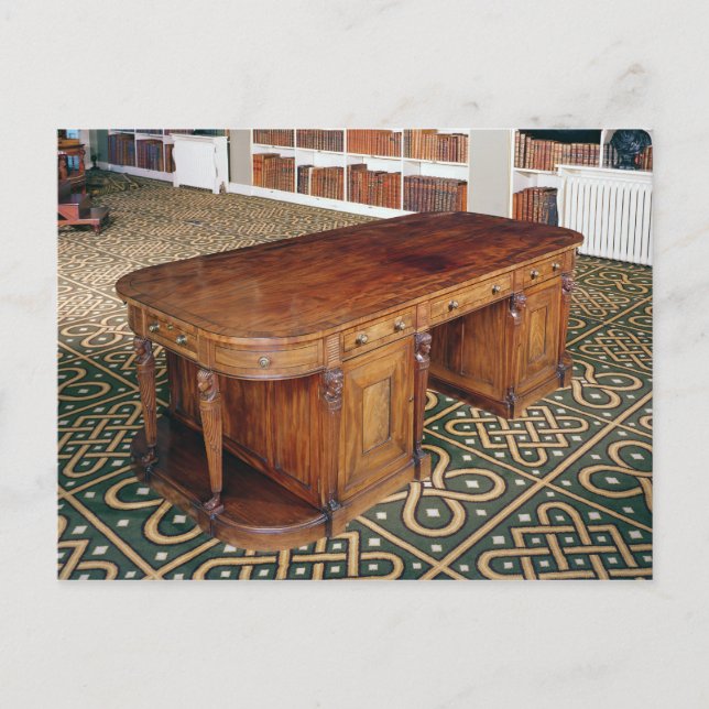 Postal 24: Escritorio del JR de Thomas Chippendale, 1805 (Anverso)