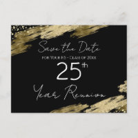 25ª clase Reunión Negro y Elegante de oro